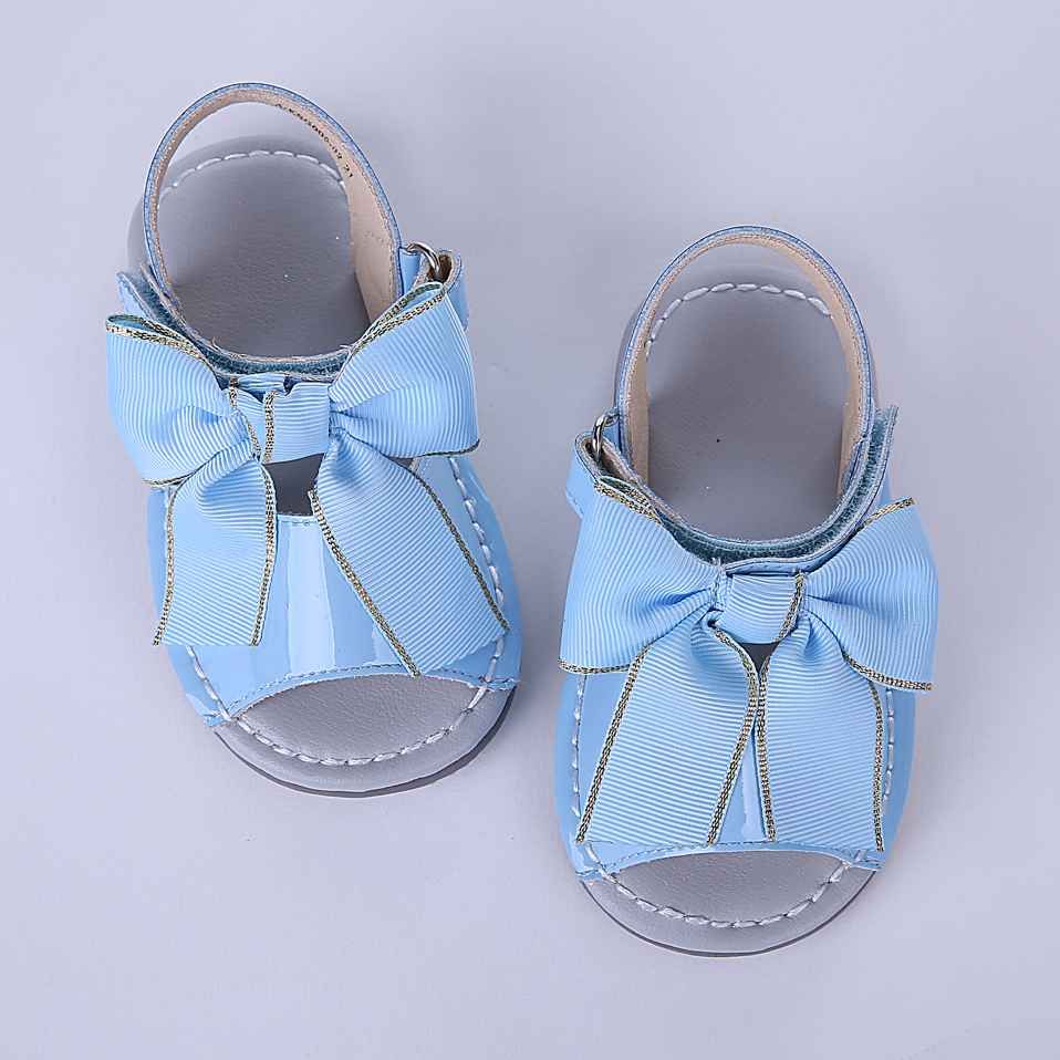 Blue sandals for baby girl hotsell