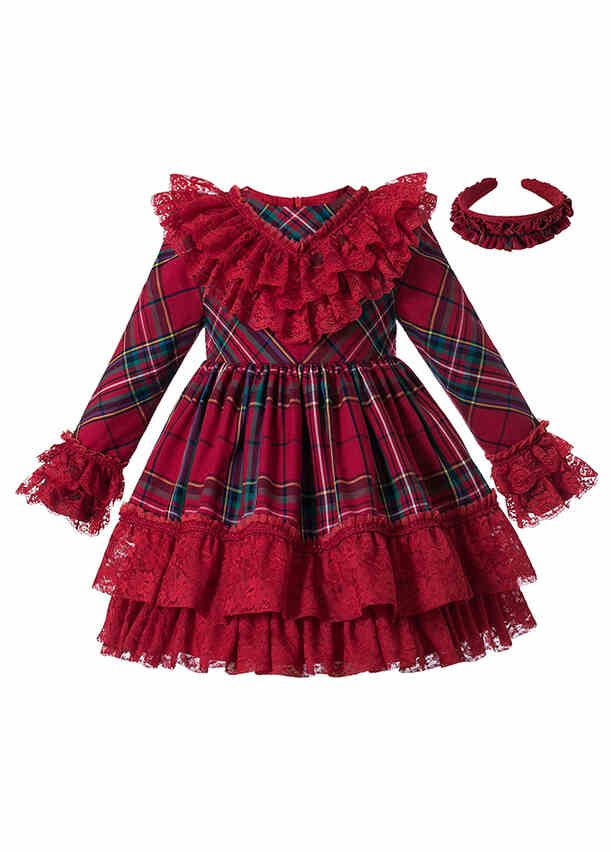 Children's tartan dresses sales