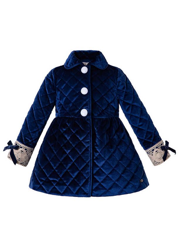 Girls royal blue clearance coat