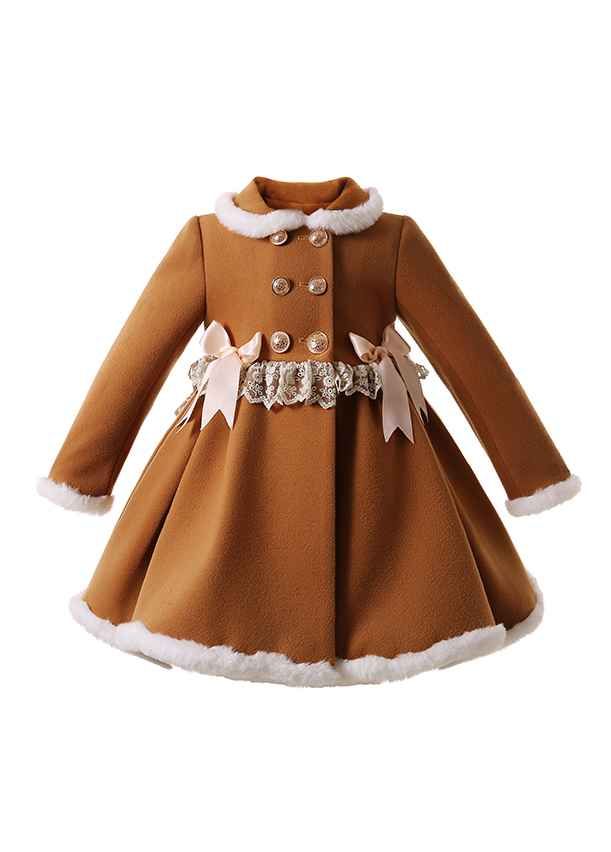 Khaki girls coat discount