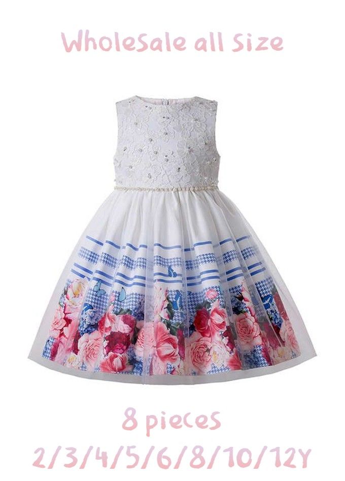 Girls size 10 white dress hotsell
