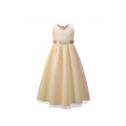 Girls Champagne Party Dresses 7-9 Years