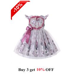 Girls Spring & Summer Chiffon Dress