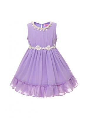 Summer Girl Chiffon Purple Lavender Princess Dress