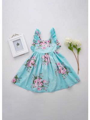 Girl Beach Floral Dresses Baby Girls Dress