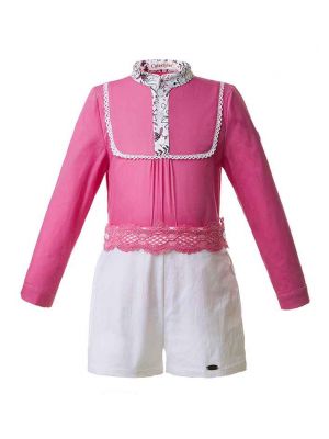 Long Sleeve Hot Pink Boy Clothing Set 