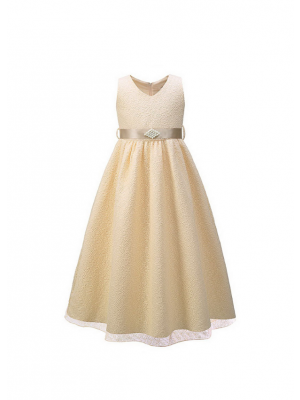 Girls Champagne Party Dresses 7-9 Years