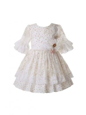 (Only 10Y)Lace Wedding Dress With Dot