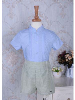 (ONLY 10Y ) Blue Boy School Style Clothing Set