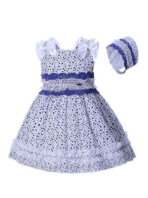 Toddler Girls Dot Print Dress