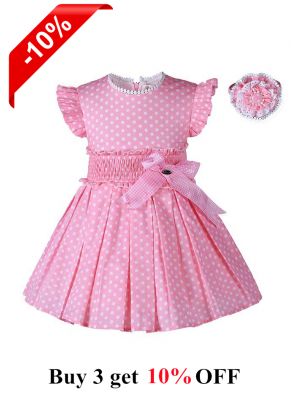 Pink Dots Girl Dress