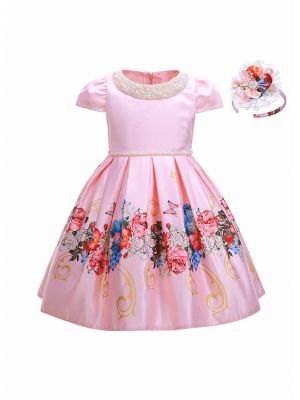 Flower Girl Dress With Beading 