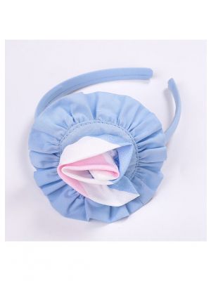 Flower Design Blue Headband