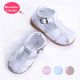 White Fashion Microfiber Leather Boys Sandals Shoes