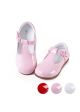 Pink New Design Microfiber Leather Handmade Girls Shoes