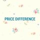 Price difference