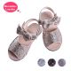 Golden Glitter Sequin Girls Party Shoes With Handmade Bow-knot