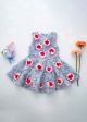 Rose Floral Sleeveless Princess Birthday Dress