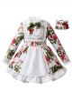 Floral Party Girl Dress With Headwear