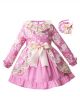 (Only 12Y )Pink Floral Girl Dress 