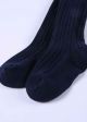 Navy Blue 100% Soft Cotton Girls Tights