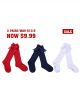 3 Pairs Bow-knot Knee-length Girls Socks(Red, Navy Blue, White)