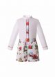 Boys Long Sleeve Shirt + Shorts with Christmas Prints