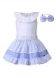 Solid Sleeveless Girl Clothes Set 