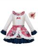 (Only 3Y 4Y)Flower Printed Girls Clothing Set 