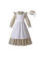 Yellow Pioneer Girls Dress Colonial Prairie 