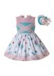 Spring & Summer Printed Lolita Princess Boutique Dress + Hand Headband