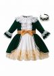 Autumn & Winter  Princess Girls Layered Boutique Lace Dress + Hand Headband