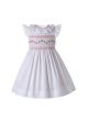 Summer Babies White Smocked Dress