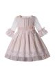 Champagne Color Flower Lace 2022 Spring & Summer Valentine's Day Tulle Dress