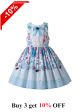 Lovely Blue Ruffle Girls Summer Dress