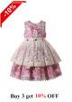 Spring Sweet Floral Girls Lace Dress