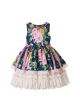 Lifelike Floral Pattern Excellent Lace Summer Dress