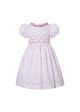 Girls Rose Floral Smocked Dresses