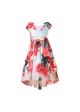 Girls Hawaiian Dress in Pretty Tropical Printed