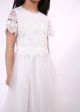 White Lace Boho Style Flower Girls Dresses