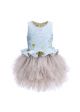 Kids Blue Tops Stylish Princess Tutu Dress