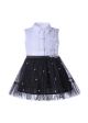 Trendy Girl Clothing Set White Top+Black Skirt