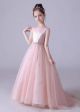 Girls Sequin Pink Party Bridesmaid Dresses