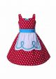 Red Polka Dot Halloween Cosplay Princess Dress