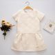 Summer White Short Sleeves Girls Party Dress