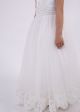 (Pre-order)Girls Embroidered Sleeveless Satin and Tulle Dress  6-14 Years