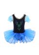 Blue Floral Tutu Cosplay Dress