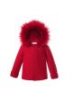 Winter Warm Red baby Sweater Coat With Detachable Hat