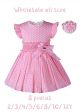 (8 pieces) Pink Dots Girl Dress