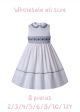 (8 pieces) Spring & Summer Boutique White Ruffled Smoked Dress